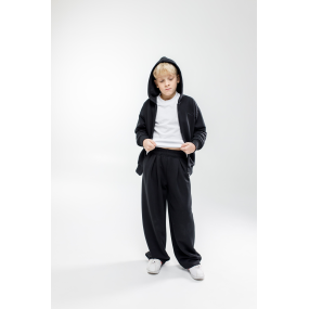 Толстовка СІМО чорна (трьохнитка без начосу) NEWGEN унісекс 2