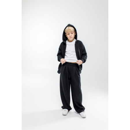 Толстовка СІМО чорна (трьохнитка без начосу) NEWGEN унісекс