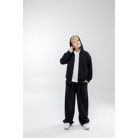 Толстовка СІМО чорна (трьохнитка без начосу) NEWGEN унісекс