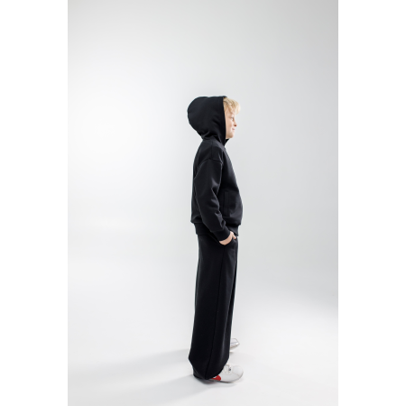 Толстовка СІМО чорна (трьохнитка без начосу) NEWGEN унісекс