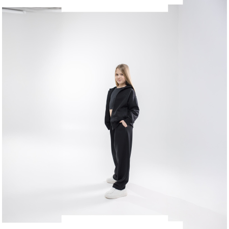 Толстовка СІМО чорна (трьохнитка без начосу) NEWGEN унісекс