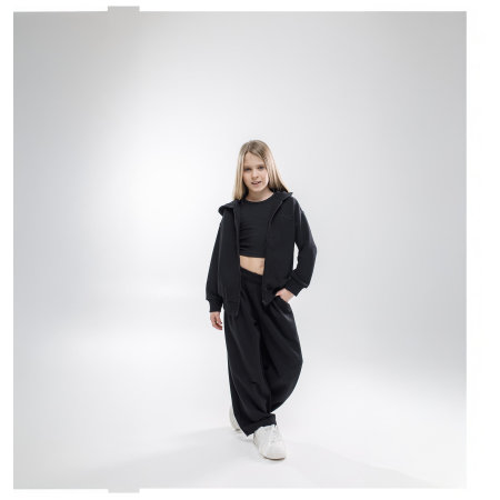 Толстовка СІМО чорна (трьохнитка без начосу) NEWGEN унісекс