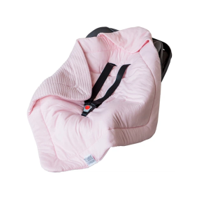 Конверт-плед AutoBaby рожевий в автолюльку (весна), 80х80