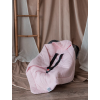 Конверт-плед AutoBaby рожевий в автолюльку (весна), 80х80