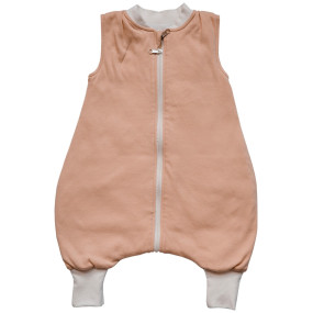 Спальник з ніжками БЕЖ - 6/12 міс (на блискавці)