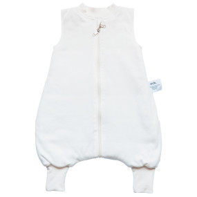 Спальник з ніжками МОЛОКО - 6/12 міс (на блискавці)