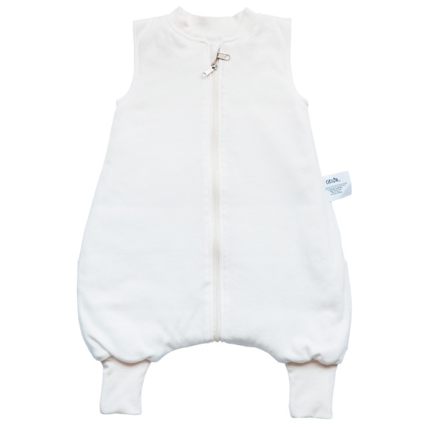 Спальник з ніжками МОЛОКО - 6/12 міс (на блискавці)