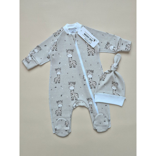 Чоловічок 13084 "Жирафа" (зовнішні шви, шапочка), інтерлок