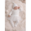 Комплект 13093 "Ніжність" (боді, повзунки, шапочка), рубчик