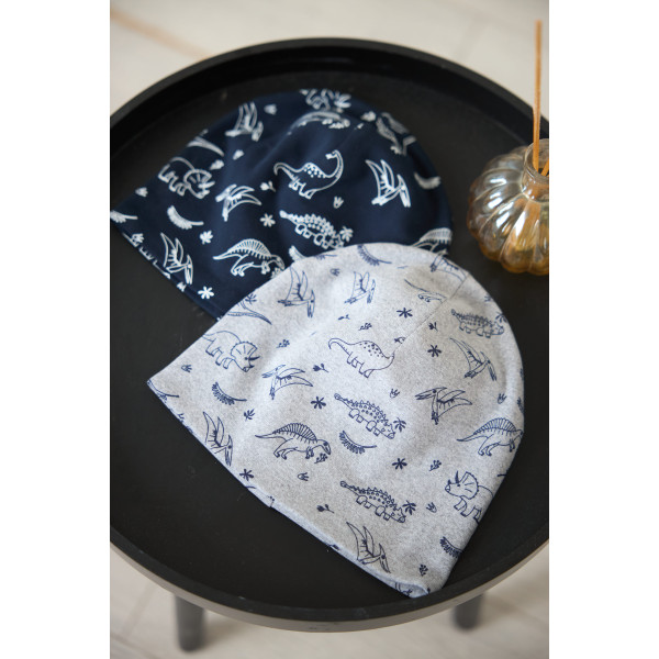 Шапка легка БРУКС т.синій (подвійний бавовняний трикотаж)