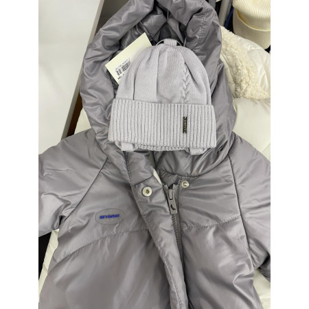 Шапка демі НАЗАРЧИК св.сірий (одинарна) мерінос/бавовна