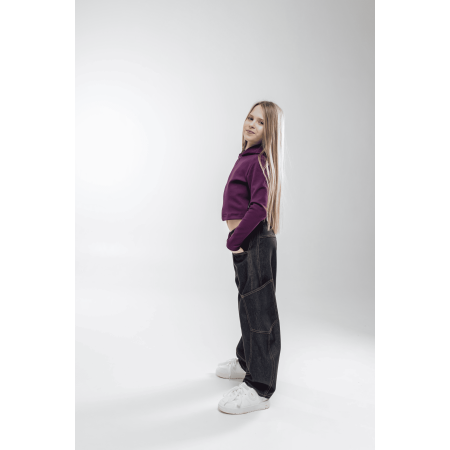 Штани-карго СОФ чорний (джинс) NEWGEN унісекс