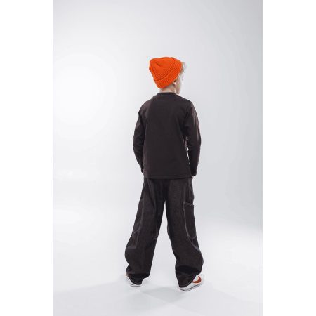 Штани-карго СОФ чорний (джинс) NEWGEN унісекс