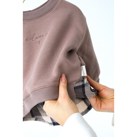 Світшот "Sofia" капучино (тринитка петля)