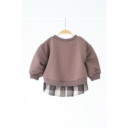 Світшот "Sofia" капучино (тринитка петля)