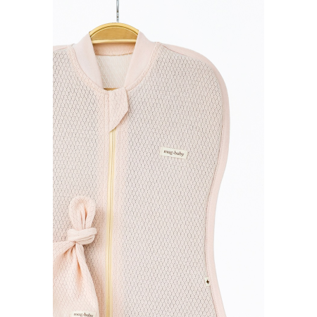 Євро-пелюшка Honey вершкова (перфорація) на блискавці з шапочкою