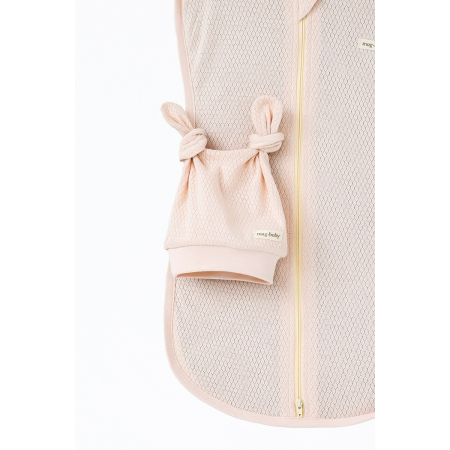 Євро-пелюшка Honey вершкова (перфорація) на блискавці з шапочкою