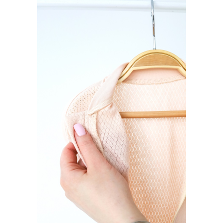 Євро-пелюшка Honey вершкова (перфорація) на блискавці з шапочкою