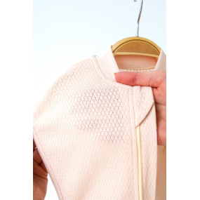 Євро-пелюшка Honey вершкова (перфорація) на блискавці з шапочкою 2