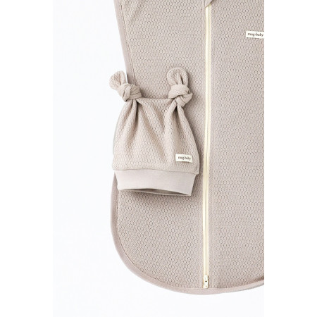 Євро-пелюшка Honey мокко (перфорація) на блискавці з шапочкою