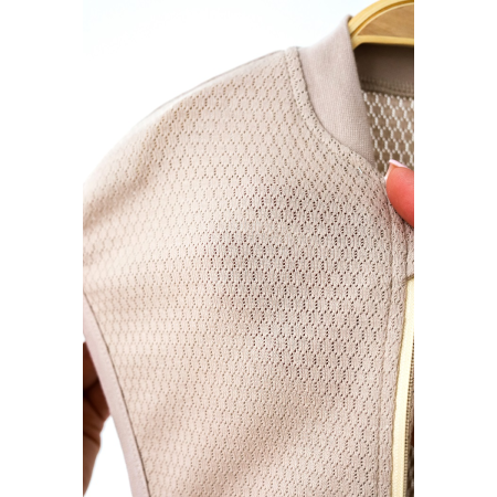 Євро-пелюшка Honey мокко (перфорація) на блискавці з шапочкою