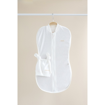 Євро-пелюшка Honey молоко (перфорація) на блискавці з шапочкою