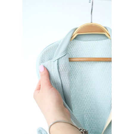 Євро-пелюшка Honey сиза (перфорація) на блискавці з шапочкою