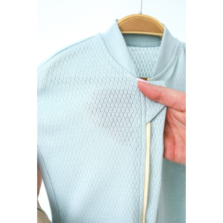 Євро-пелюшка Honey сиза (перфорація) на блискавці з шапочкою