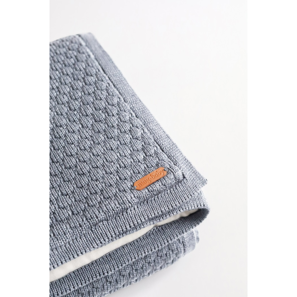 Плед Scales сірий (в'язка утеплена)