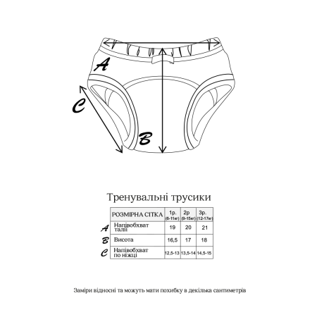 Набір Kamil "Краб" тренувальних трусиків (2 шт)