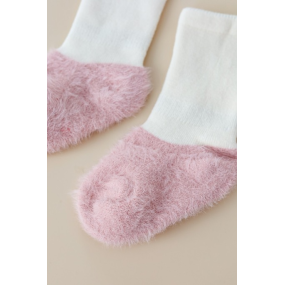 Шкарпетки Fluffy рожеві (1 пара) пухнасті 2