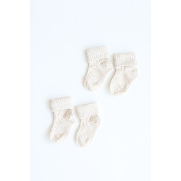 Шкарпетки "Base" беж 0-6 міс (2 пари)