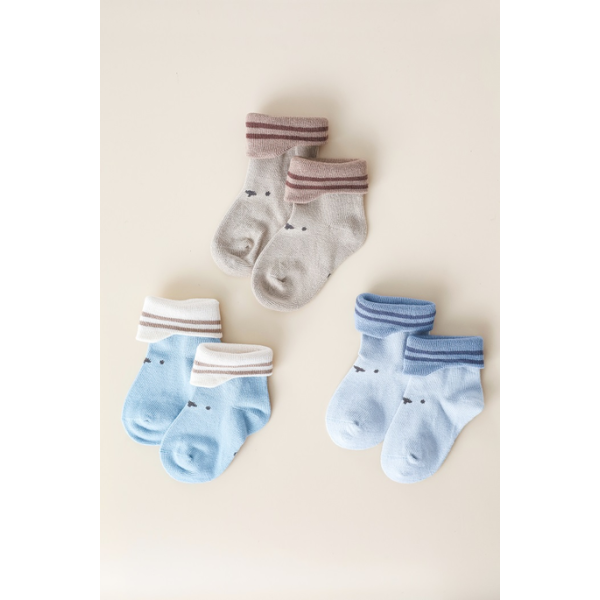 Набір шкарпеток Muzzle блакитний (3 пари)