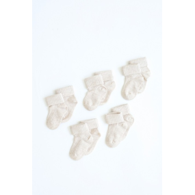 Комплект шкарпеток "Base" беж 0-6 міс (5 пар)