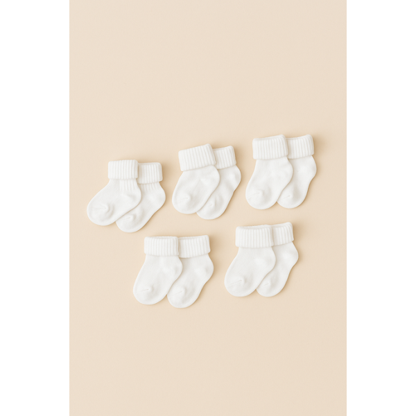 Комплект шкарпеток "Base" молоко 0-6 міс (5 пар)