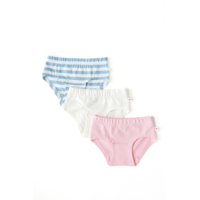 Набір 3 шт трусиків "Aurora" блакитно-біла смужка