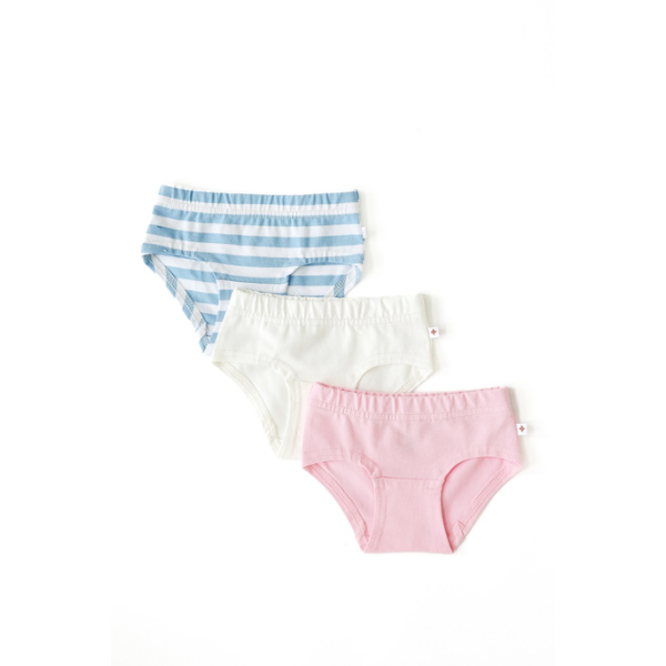 Набір 3 шт трусиків "Aurora" блакитно-біла смужка