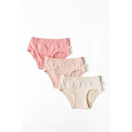 Набір 3 шт трусиків "Aurora" пудровий