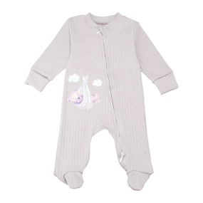 Чоловічок "Ведмежатко" 2510903 сірий (блискавка) рубчик 2