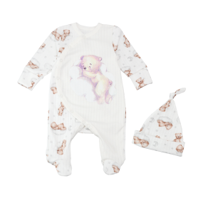 Чоловічок "Ведмежатко" 2510803 (з шапочкою) рубчик 2