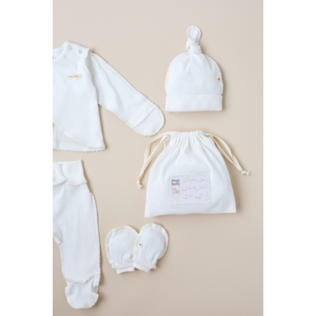 Набір "Honey-2" молочний з кофтинкою (для догляду за пупочком)