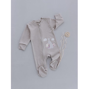 Чоловічок "Ведмежатко" 2510903 сірий (блискавка) рубчик