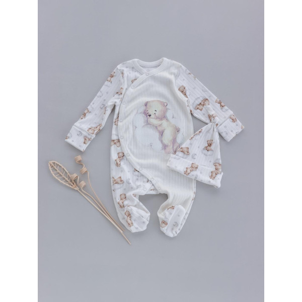 Чоловічок "Ведмежатко" 2510803 (з шапочкою) рубчик