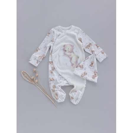 Чоловічок "Ведмежатко" 2510803 (з шапочкою) рубчик