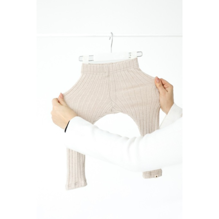 Лосини Alice беж (в'язка рубчик)