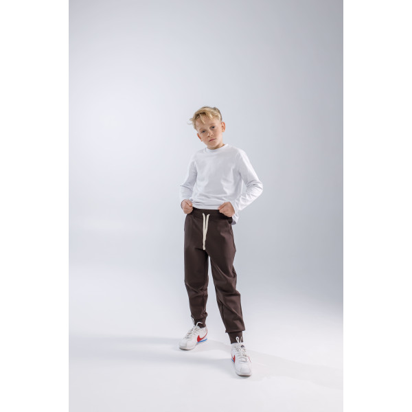 Штани РАМУС шоколад (двунитка) NEWGEN унісекс