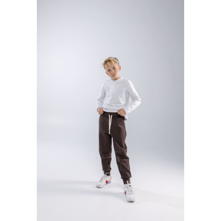 Штани РАМУС шоколад (двунитка) NEWGEN унісекс