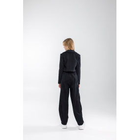 Жакет КАМІЛА чорний (мікровельвет) NEWGEN 2