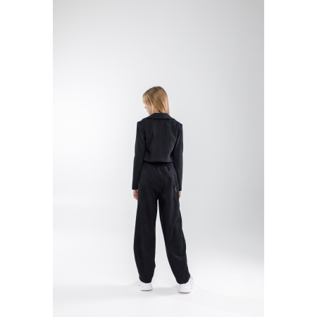 Штани КРІС чорні (мікровельвет) NEWGEN