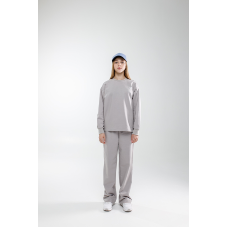 Джемпер РІКО світло-сірий (двунитка) NEWGEN унісекс
